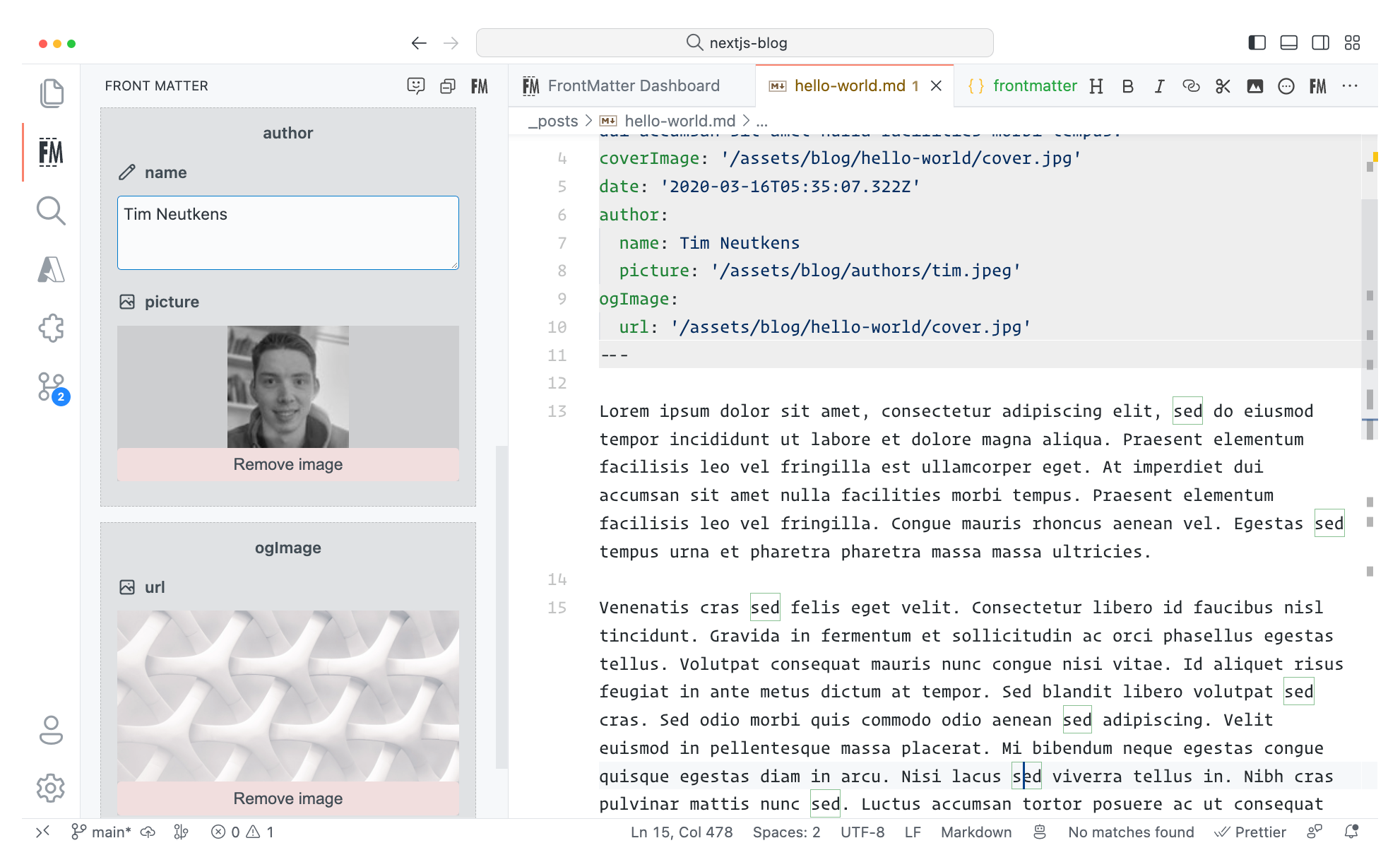 Updated content-type configuration